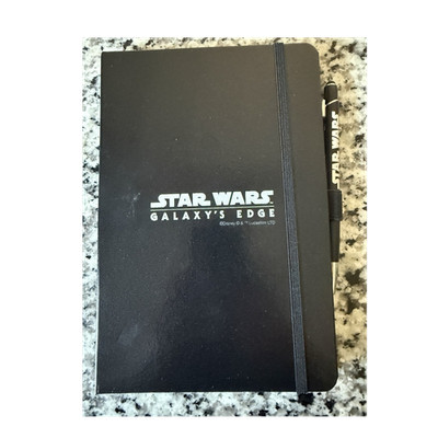 Disney Star Wars Galaxy's Edge Faux Leather Lined Journal with Pen