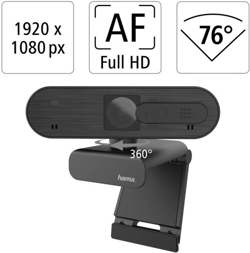 Hama PC Webcam C-600 Pro 1080p Full HD C-600 Pro Single - 第 9/10 張圖片