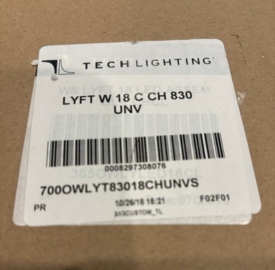 BRAND NEW Tech lighting 700OWLYT83018CHUNVS Indoor/Outdoor LED Wall Sconce