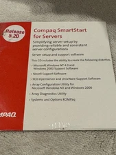 Compaq SmartStart for Servers Release 5.20 - CD ONLY NEW/SEALED!!!