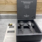 VTG Retired Waterford Crystal Millennium Collection "Happiness" Set of 2 Flutes