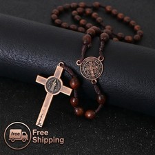 Handmade Wooden Catholic Rosaries Rosary Necklace From Bethlehem Olive Wood
