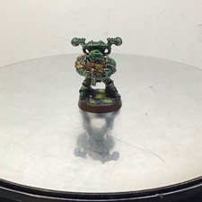 Warhammer 40K PLAGUE MARINE W/ BOLTER built painted metal OOP BD51726