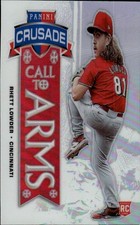2025 Panini Crusade Rhett Lowder #1 Call to Arms Cincinnati Reds 31D