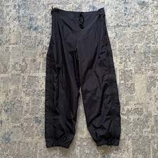 Vintage 80s REI Gore-Tex Pants Womens XS Full Side Zip Black Waterproof Snow