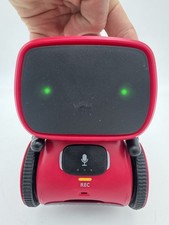 Voice Control AT-Robot Intelligent Interactive Smart Talking Robot Red - TESTED