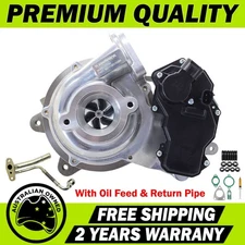 Upgrade Billet Turbo Charger+Genuine Oil Feed Pipe For Toyota HiAce 1GD-FTV 2.8L