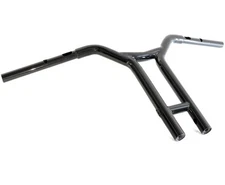 Factory 47 Black 14” T Bar Straight 1 1/4” Handlebar 24-25 Harley Touring