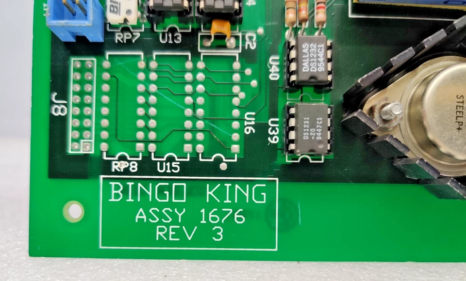 PLACA DE CIRCUITO IMPRESO BINGO KING ASSY 1676 XMT REV 3 Foto 3 de 4