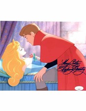 Mary Costa signed 8x10 Metallic Photo Princess Aurora Sleeping Beauty