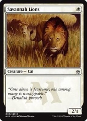 Savannah Lions - Masters 25 #033/249 MTG Magic The Gathering
