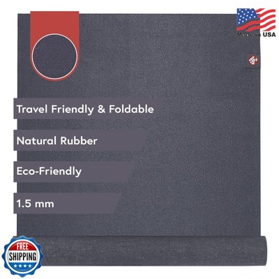 Manduka eKO SuperLite Yoga Mat - 1.5mm Natural Rubber | Foldable & Travel Friend