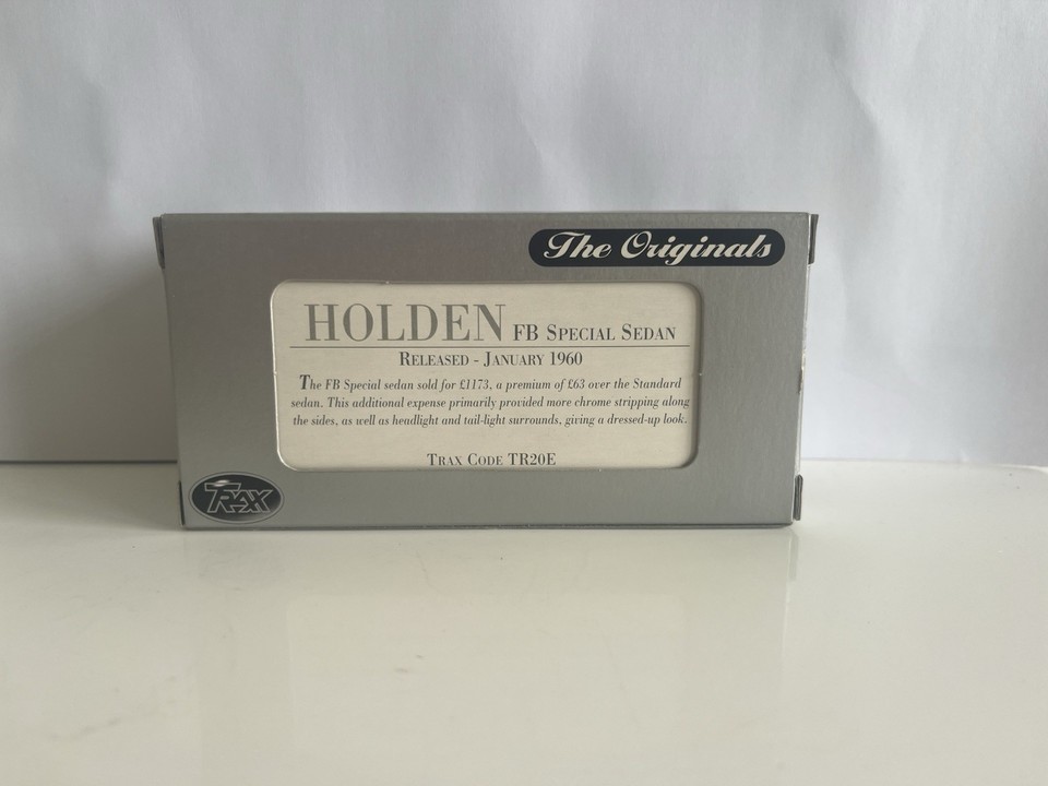 TRAX TR20 a 1:43 Diecast model of a Holden 1960 FB Special sedan | UK