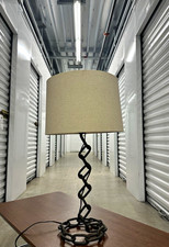 Brutalist Chain Link Industrial Lamp in the Style of Franz West
