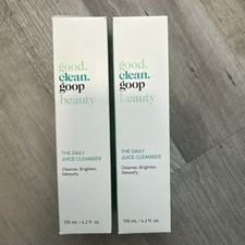Goop Clean Beauty Daily Juice Cleanser 4.2oz Tube 2 Pack New Sealed