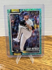 2026 Topps Series 1  Celebration - Chad Patrick Aqua Confetti Brewers