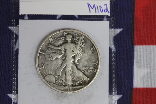 1919 Walking Liberty Half Dollar - Very Good Condition (M102)