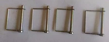 (LOT OF 4) Coupler Split Hitch Safety Pin 1/4" dia x 2-1/2 usable length 