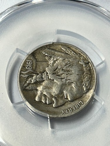 1919 S Buffalo Nickel PCGS VF35 Tough Date Buffalo - Picture 4 of 8