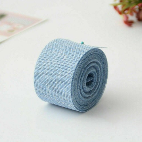 Faux Jute Burlap Hessian Bow Arts Tape Craft Ribbon Gift 10M Wrap Rustic Deco - Picture 23 of 30