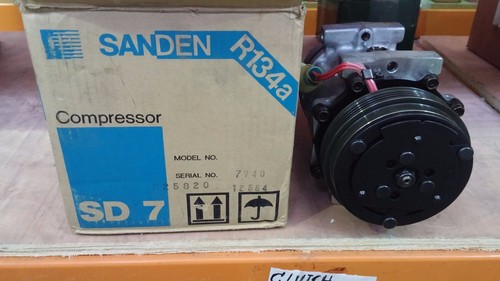 LANDROVER DEFENDER AIR CONDITIONING COMPRESSOR GENUINE SANDEN PART-BTR8505... - Picture 3 of 4