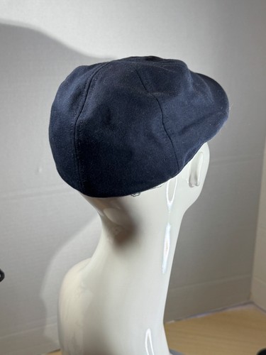 Boston Scally Kids Navy Blue Newsboy Cap Sz Large Ivy Cap Just like dad - Picture 3 of 9