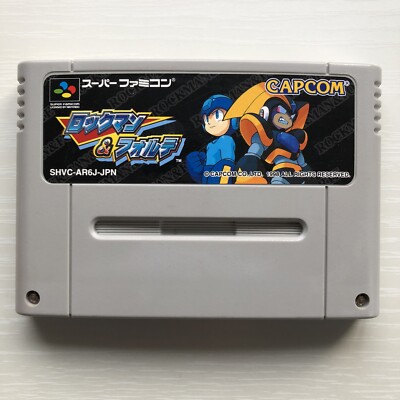 SFC Rockman & Forte Mega Man & Bass Capcom SUPER FAMICOM