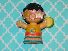BEACH BOY TACO TRUCK SURFER DUDE Fisher Price Little People Figure w/SUNGLASSES