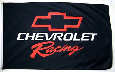 Chevrolet Premium Black & Red Racing Bowtie Flag 3' x 5' Banner (USA ...