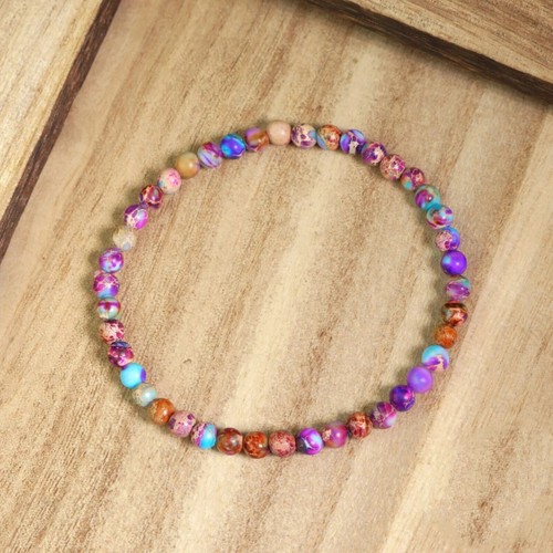 4mm-10mm Natural Gemstone Beaded Stretch Bracelet Crystal Healing Reiki Gifts - Picture 227 of 440