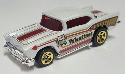 hot wheels 57 chevy valentine