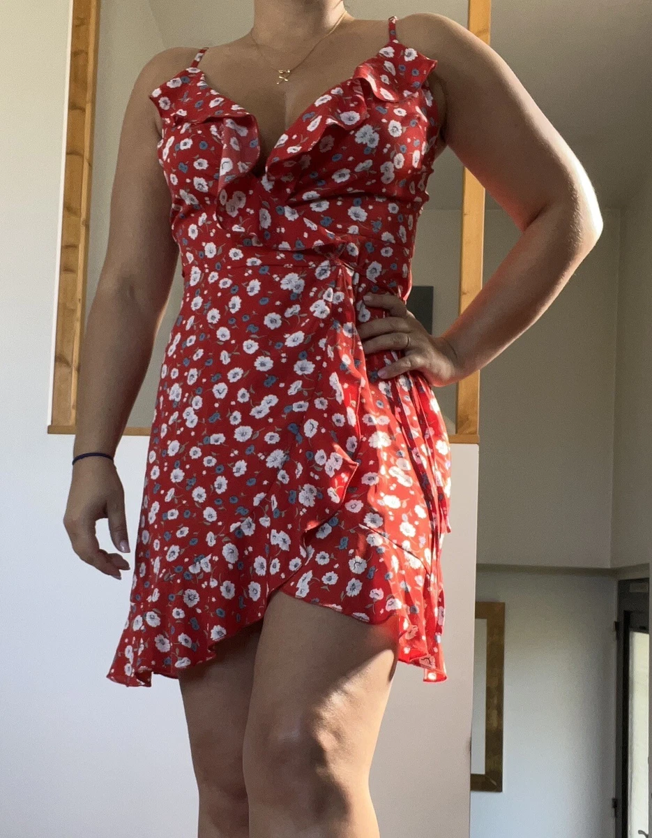 Shein robe rouge deals