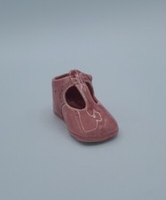 Vintage Ceramic Pink Baby Shoe