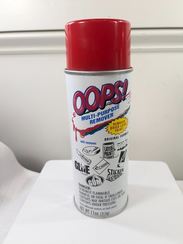 Oops! Multi-Purpose Remover aerosol spray can 11oz Original Formula Discontinued