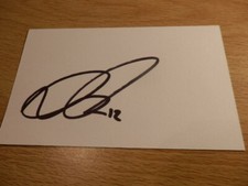 JORDAN SPENCE   - ACTIVE / RETIRED PLAYERS - ALL LEAGUES -AUTOGRAPHED CARD