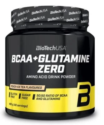 BioTechUSA BCAA + Glutamine Zero Amino Acid Drink Powder 480g 40 servings
