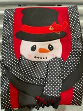 Precious Moments Snowman Table Runner 108L x 13W in