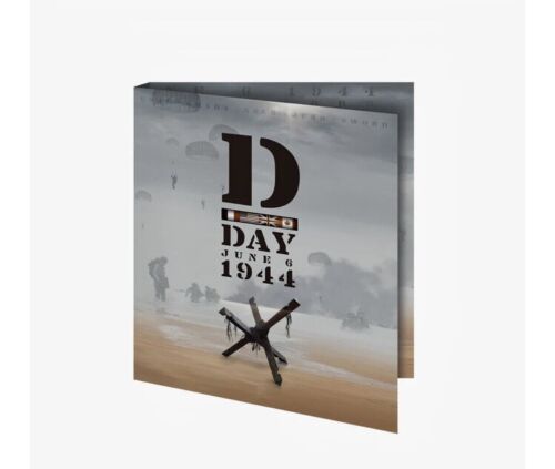 2024 D-Day 80th Anniversary 6th June 1944 £5 BU ( ATTACK) Coin 💥. IN ALBUM💥 - Picture 3 of 3