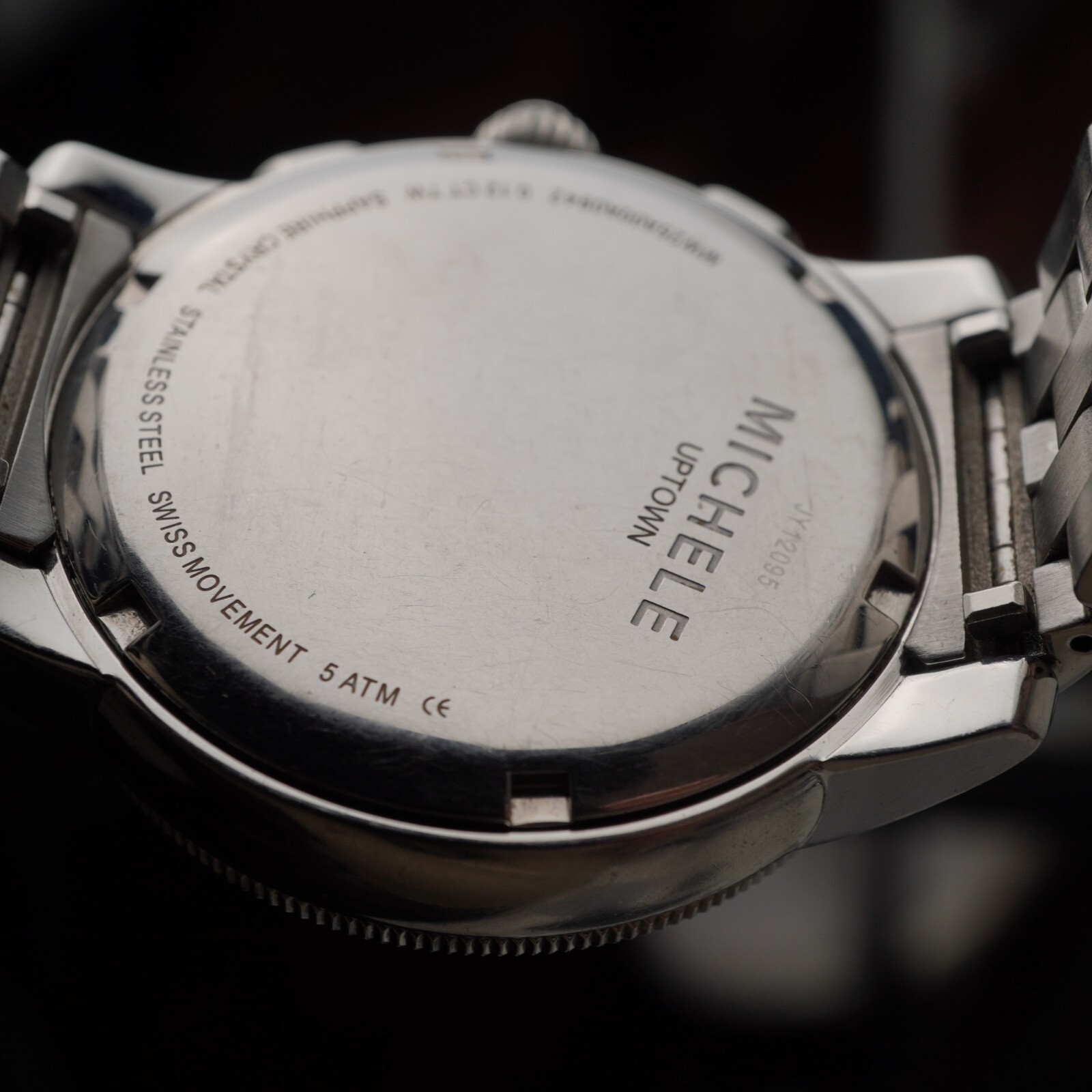 Michele Uptown Swiss watch MW25A00A0942 0.12 CT TW diamonds sapphire 39mm 5M image 5