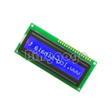1pcs blue blacklight 1601 16x1 character LCD display module for Arduino