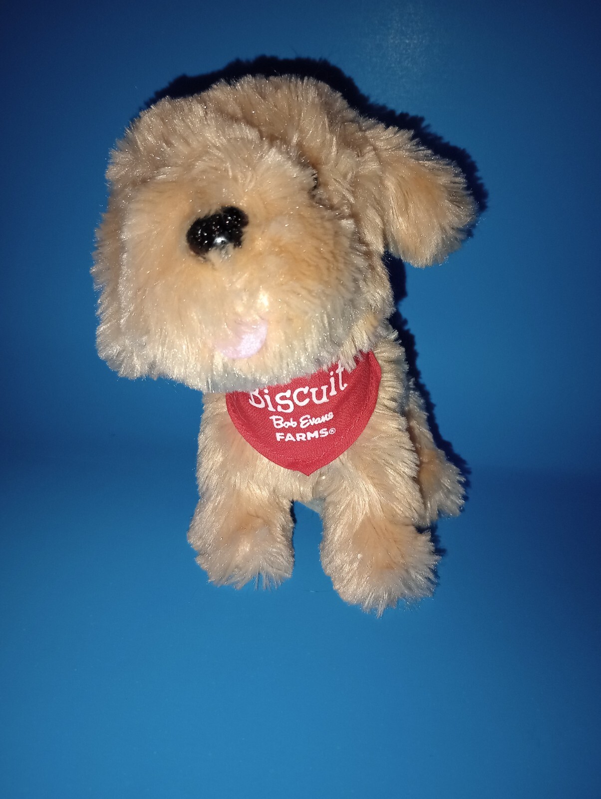 Biscuit The Puppy Plush Bob Evans Farms Chelsea Teddy Bear Co 6" Dog With Scarf
