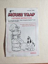 Mouse Trap MANUAL Instructions Only (Atari 26...
