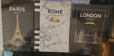 Decorative Books for Home Decor   Hardcover Faux Book Decor, Gold Foil... Sealed
