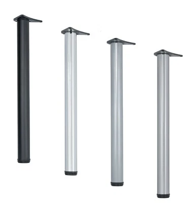 GEDOTEC Häfele Piedi per Tavolo Gamba Underframe Altezza Regolabile 710 MM Rotondo Ø 60