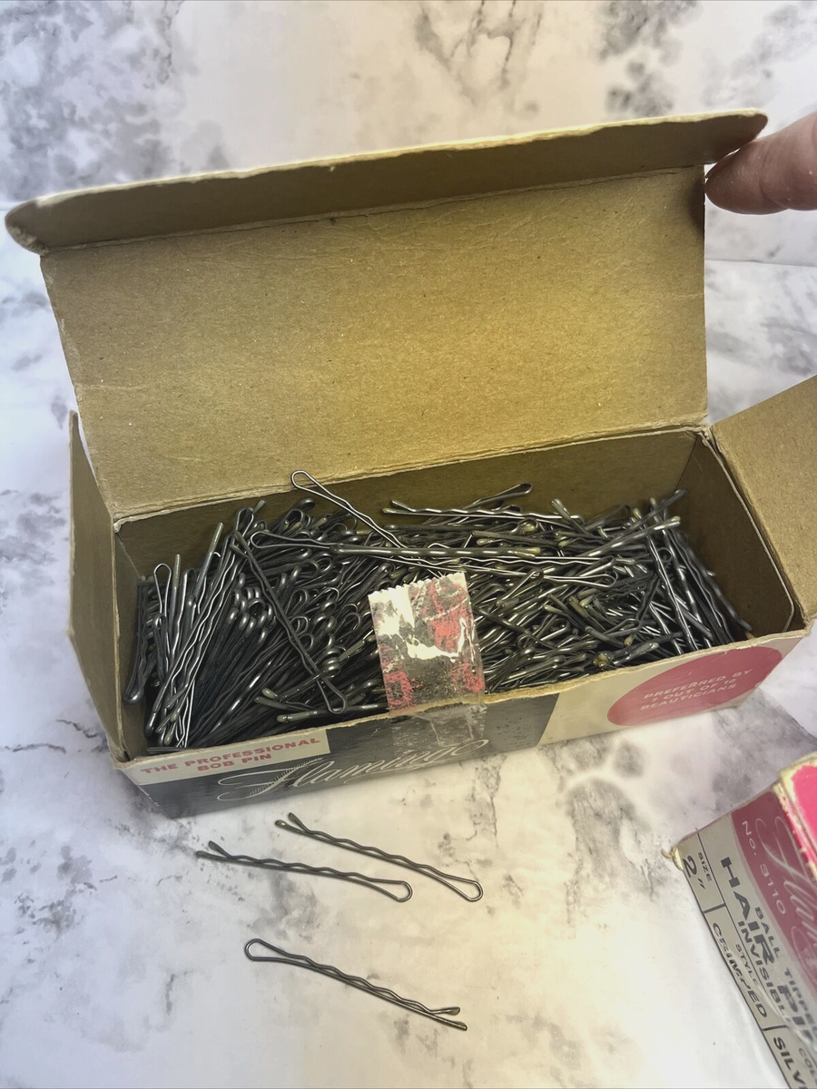 Vtg Hair Supplies Flamingo Boxes Professional Ball Tipped  display picture 2