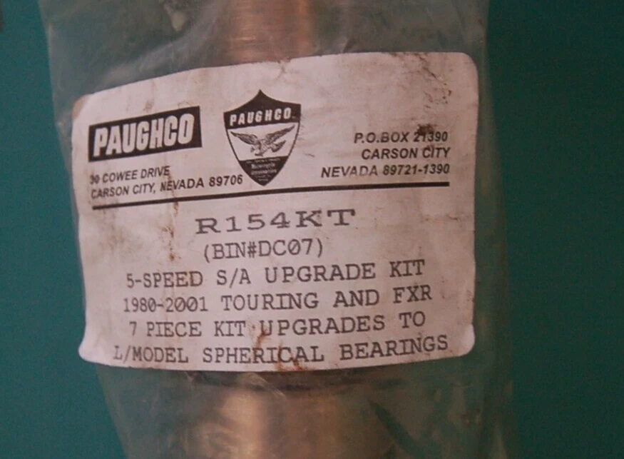 PAUGHCO R154KT KIT DE ATUALIZAÇÃO DE BRAÇO OSCILANTE HARLEY DAVIDSON TOURING & FXR 1980-2001 - Imagem 3 de 3