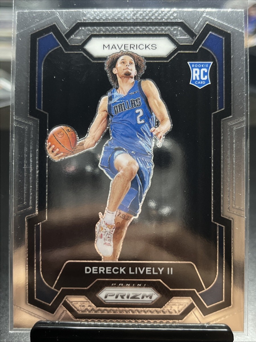 2023-24 Panini Prizm Dereck Lively II Base Rookie #163 Mavericks 