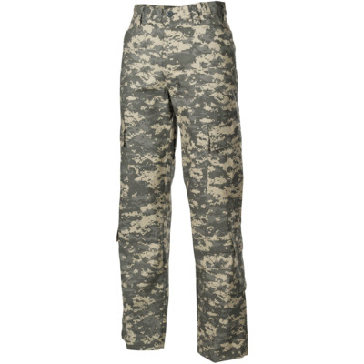 Pantalon Cargo Tactique Homme MFH - Tissu Ripstop Coton ACU Digital, Neuf Avec Étiquettes