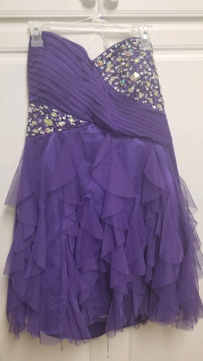 deb purple prom dress Womens deb purple formal