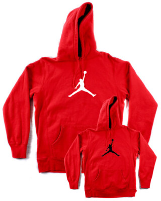 felpa air jordan rossa